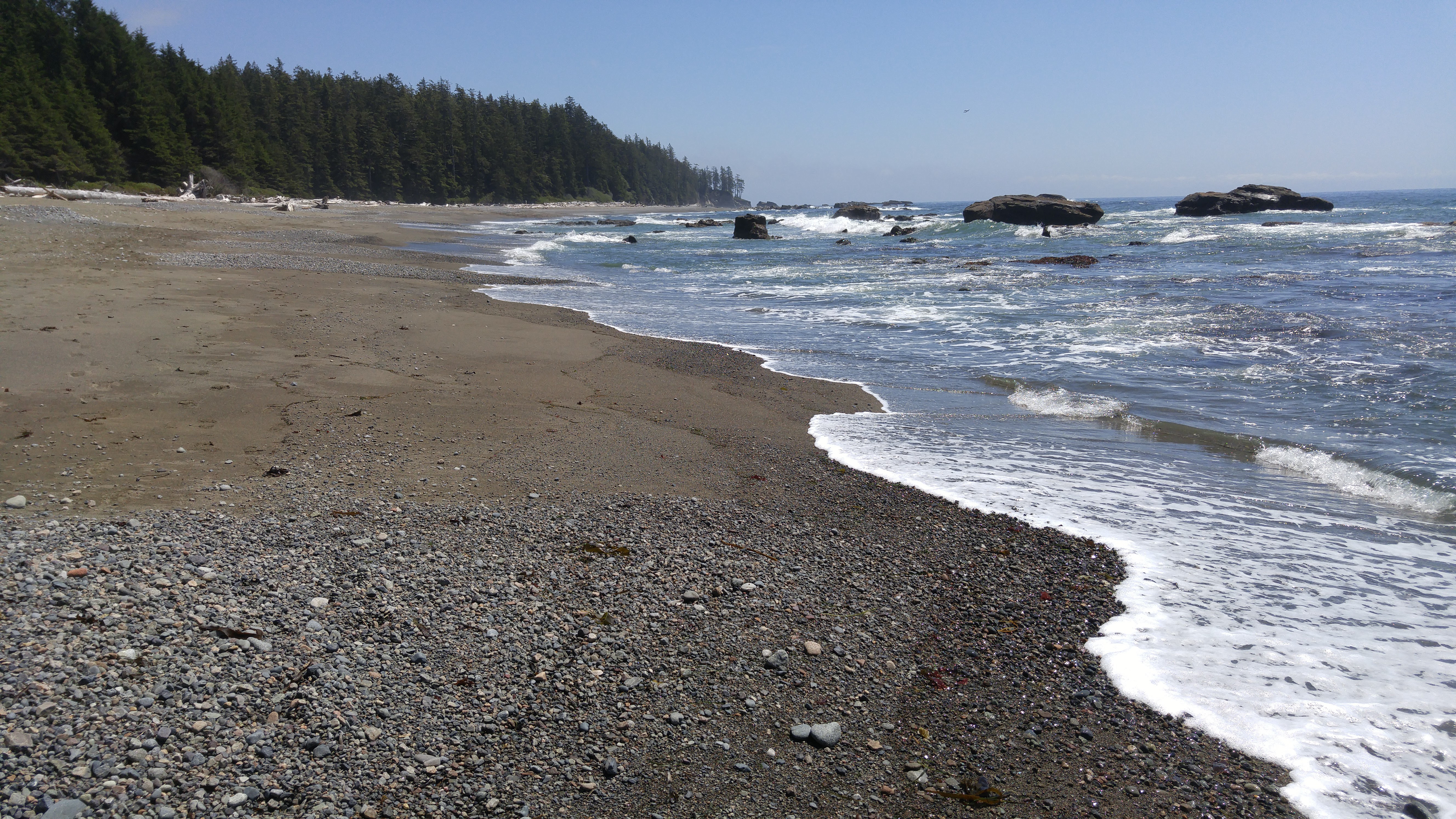 West Coast Trail — D2 — Michigan Creek Camp → Tsusiay Lake Camp