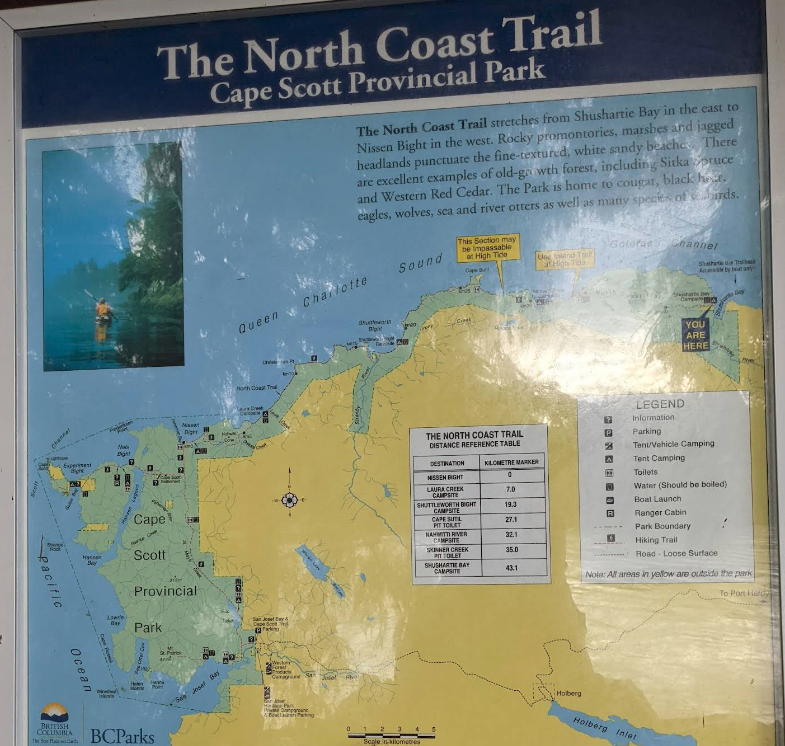 North Coast Trail — D1 — Shushartie Bay → Cape Sutil