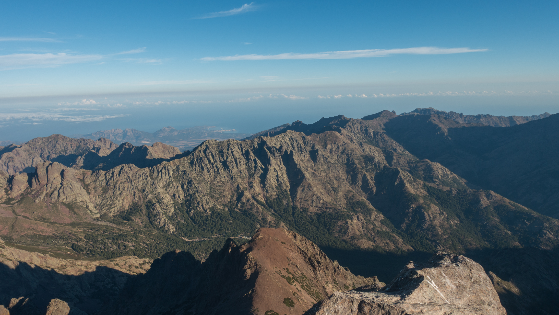 GR20 par les sommets — D10 — Pointe des Éboulis → Monte Cinto → Carozzu