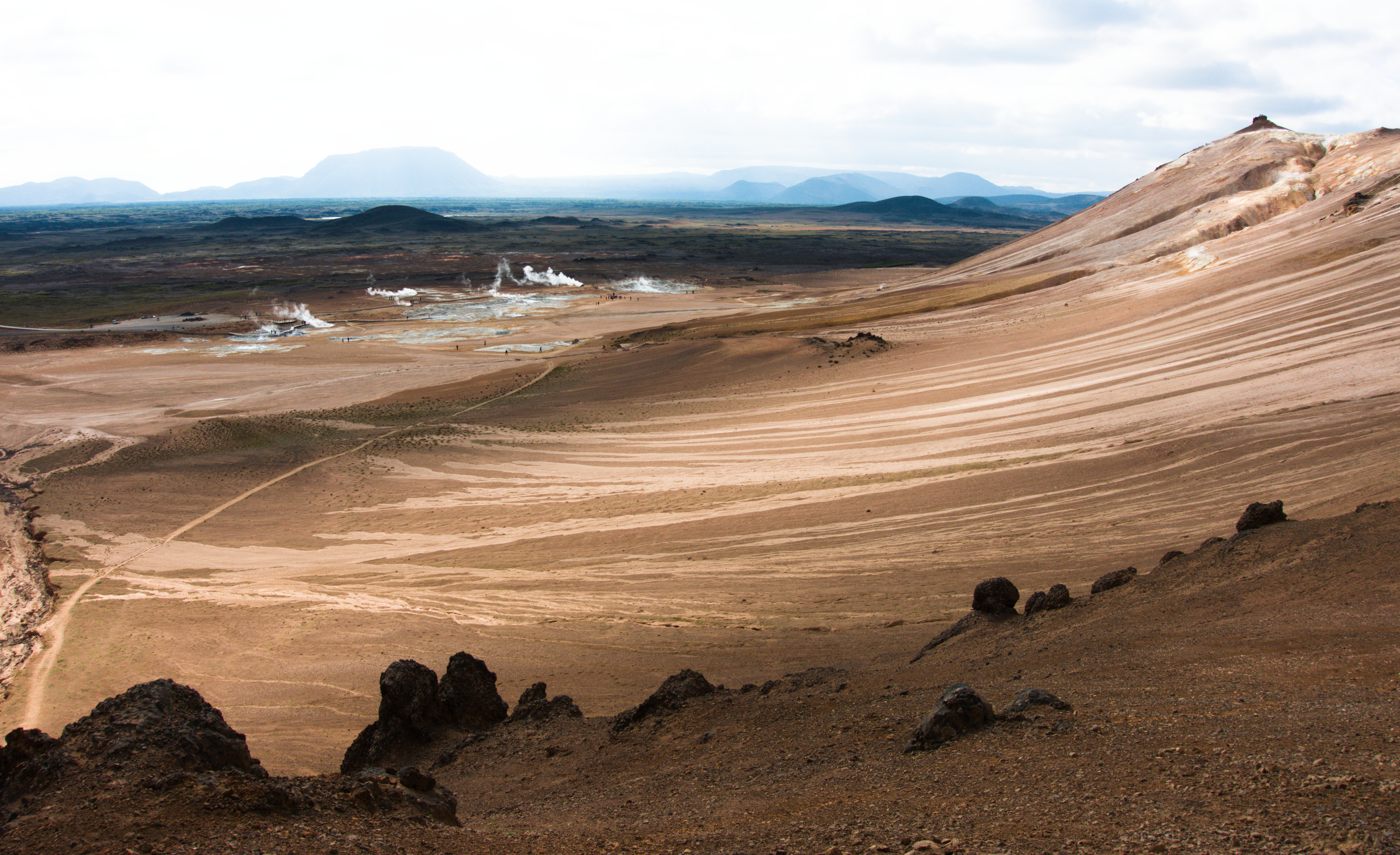 Traversée de l'Islande — D1 — Reykjahlíð → Hverir → Víti → Leirhnjúkur
