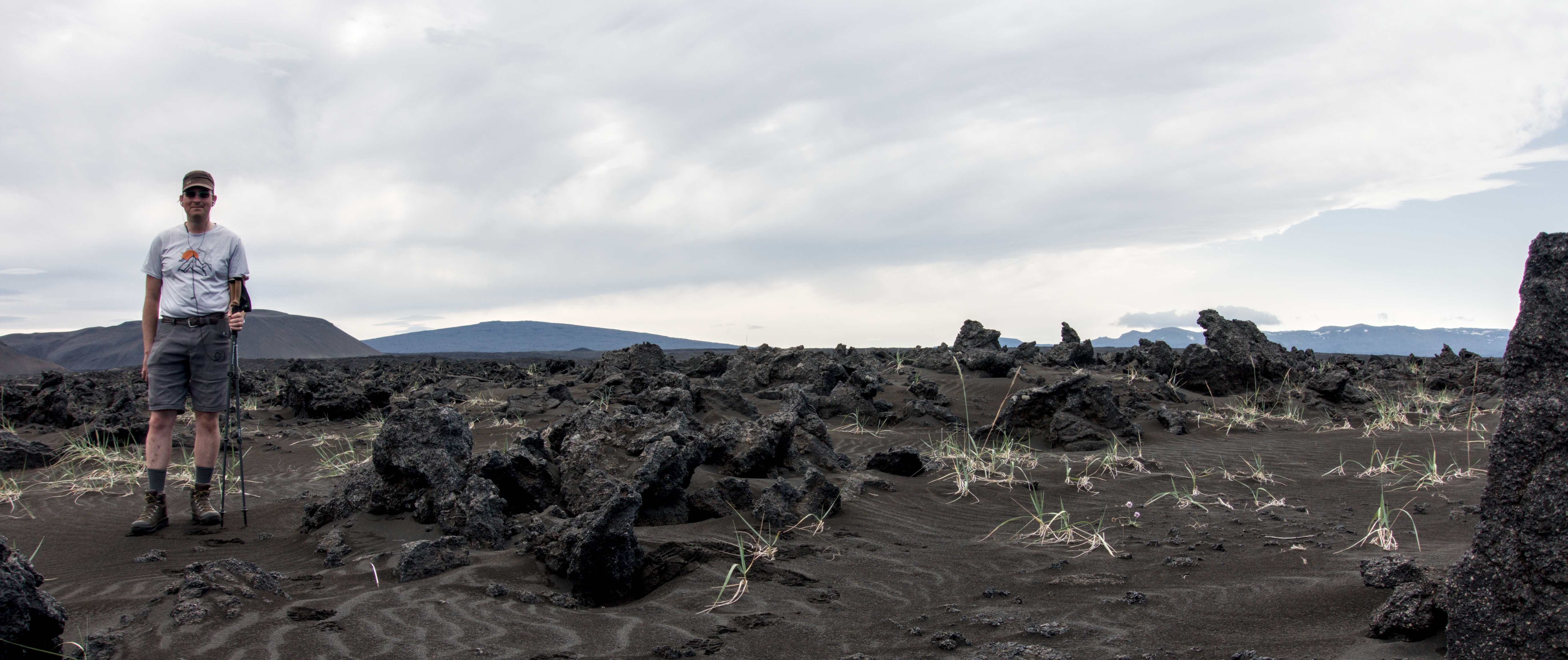 Traversée de l'Islande — D2 — Reykjahlíð → Hverfjall → Hallagil