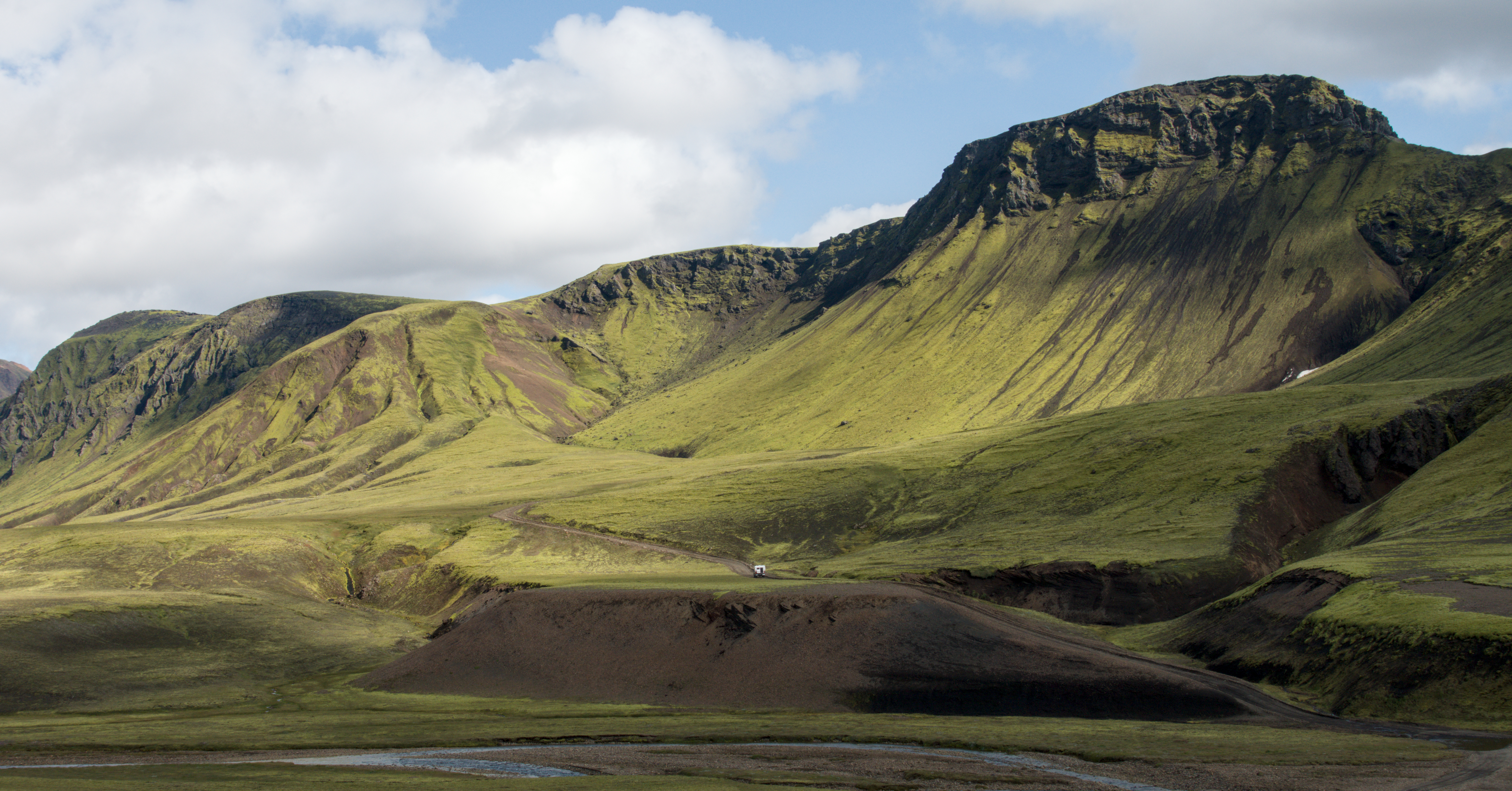 Traversée de l'Islande — D14 — Höskuldsskáli → Emstrur